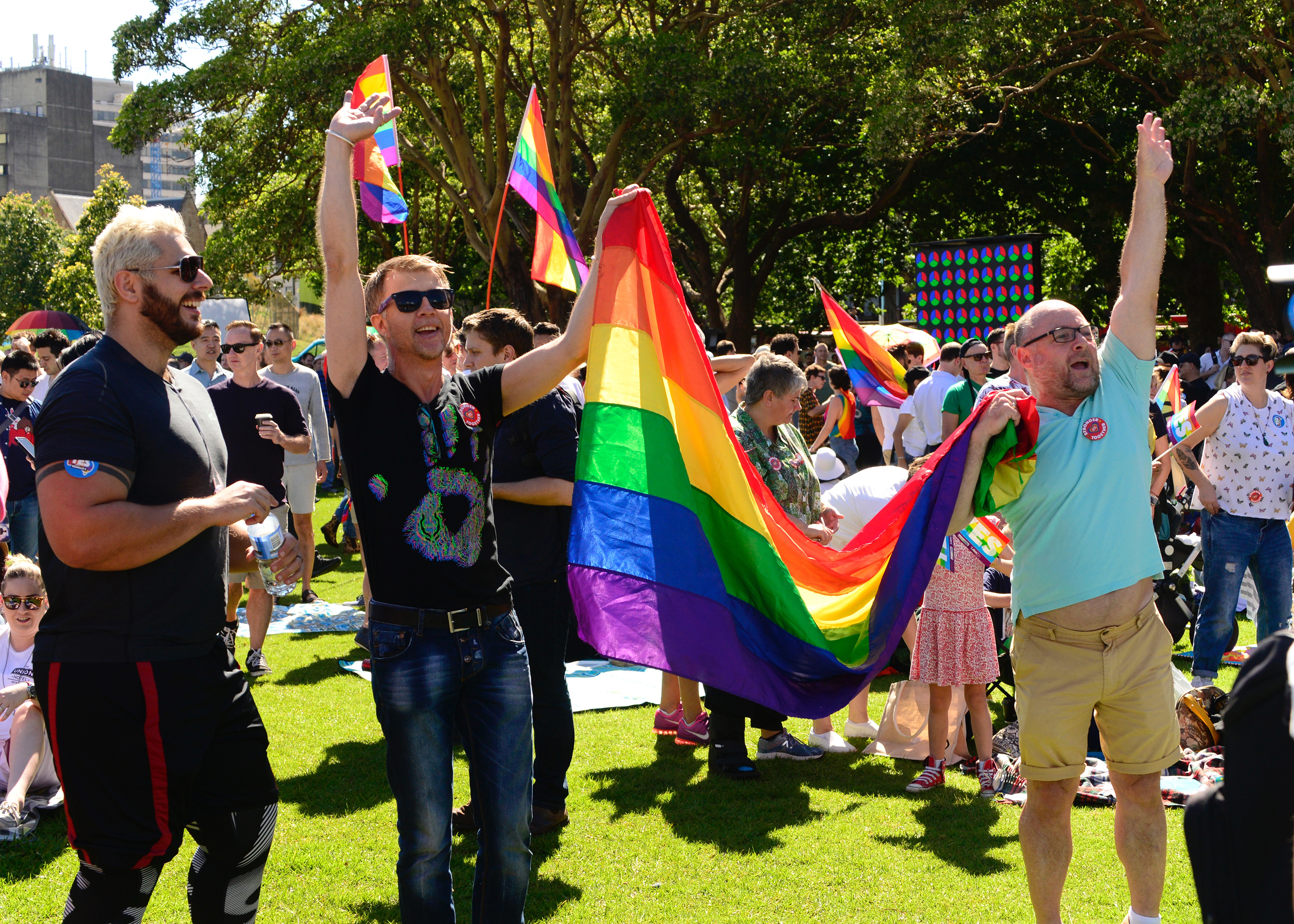 Joy at the announcement of the survey result has been translated into law - SSM was enacted by the Governor General, Sir Peter Cosgrove, on Friday, December 8, 2017 a day after the historic YES vote in the Lower House.